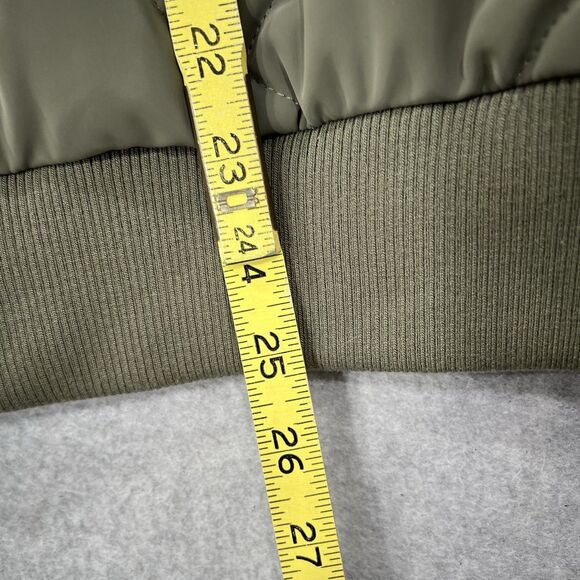 OOKIE AND LALA Carbon Puffer Jacket Hooded Quilted Bomber Black Size XL NWT - Picture 6 of 15